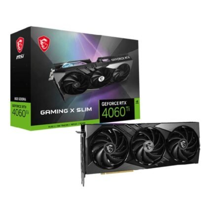 MSI GeForce RTX 4060 Ti GAMING X SLIM 8GB Ada Lovelace Graphics Card RTX 4060 TI GAMING X SLIM 8G