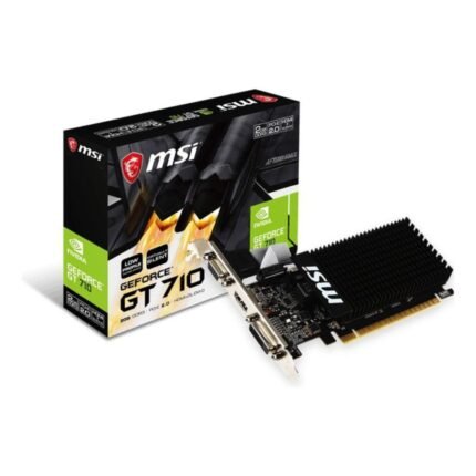 MSI NVIDIA GeForce GT 710 2GB GDDR3 Graphics Card GT 710 2GD3H LP