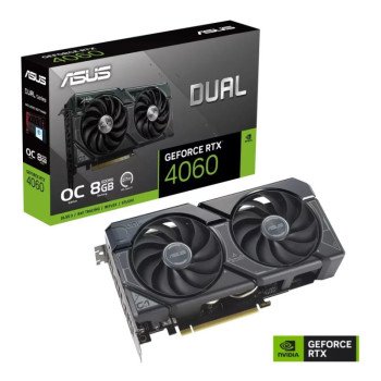 ASUS GeForce RTX 4060 DUAL OC 8GB Ada Lovelace Graphics Card 90YV0JC0-M0NA00 - 2