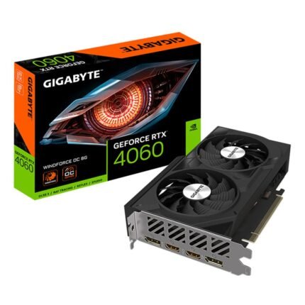 GIGABYTE GeForce RTX 4060 WINDFORCE OC 8GB Ada Lovelace Graphics Card GV-N4060WF2OC-8GD