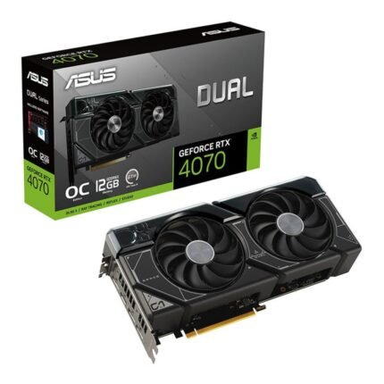 ASUS GeForce RTX 4070 DUAL OC 12GB Ada Lovelace Graphics Card 90YV0IZ2-M0NA00
