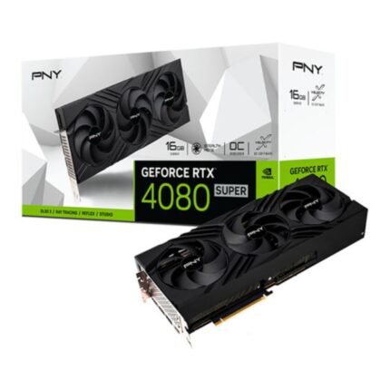 PNY NVIDIA GeForce RTX 4080 SUPER VERTO OC Dual Fan 16GB GDDR6X Ada Lovelace Graphics Card (VCG4080S16TFXPB1-O)VCG4080S16TFXPB1-O