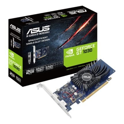 ASUS GeForce GT 1030 2GB GDDR5 Low Profile Graphics Card for HTPC Build90YV0AT2-M0NA00
