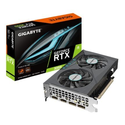 GIGABYTE GeForce RTX 3050 6GB Ampere Graphics Card GV-N3050EAGLE OC-6GD