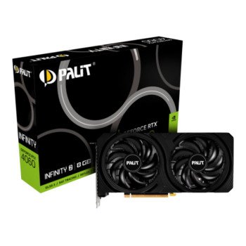 Palit GeForce RTX 4060 Infinity 2 8GB Graphics Card NE64060019P1-1070L - 2