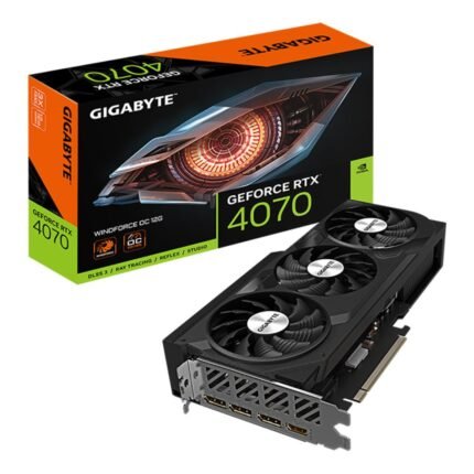 GIGABYTE GeForce RTX 4070 WINDFORCE OC 12GB Ada Lovelace Graphics Card GV-N4070WF3OC-12GD