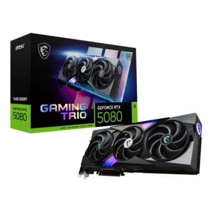 MSI GeForce RTX 5080 16G GAMING TRIO 16GB OC Graphics Card GEFORCE RTX 5080 16G GAMING TRIO OC