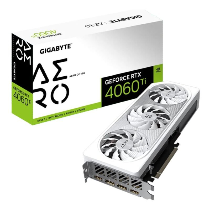 GIGABYTE GeForce RTX 4060 Ti AERO OC 16GB Graphics Card GV-N406TAERO OC-16GD