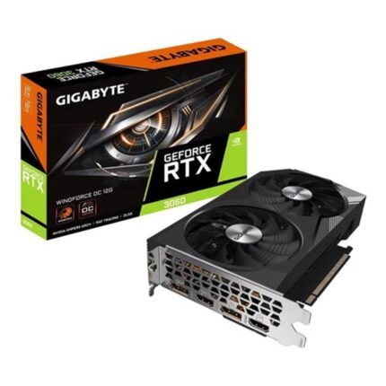 GIGABYTE GeForce RTX 3060 12GB Ampere Graphics Card GV-N3060WF2OC-12GD V2