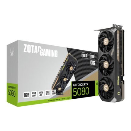 Zotac GeForce RTX 5080 GAMING SOLID CORE 16GB OC Graphics Card ZT-B50800J2-10P