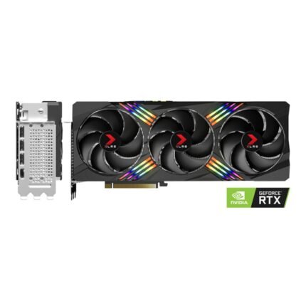 PNY GeForce RTX 4080 XLR8 Gaming Verto Epic-X RGB 16GB GDDR6X Ada Lovelace Graphics Card VCG408016TFXXPB